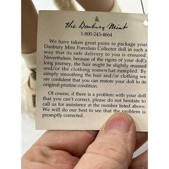 Danbury Mint Shirley Temple "The Worlds Darling" Porcelain Doll Baby Take A Bow - Picture 13 of 15